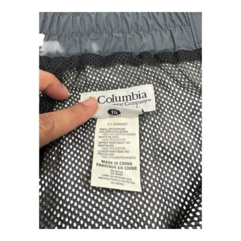 Columbia Omni-Tech Snow Pants Men’s TG Gray Waterproof Ski Full Zip Outdoor - Picture 10 of 16